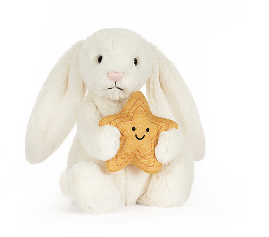 Cream Bunny with Star