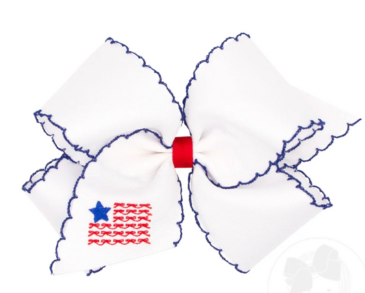 King Embroidered Moonstitch | Patriotic