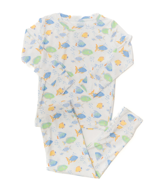 2-Piece Pajama Set | School of Fish