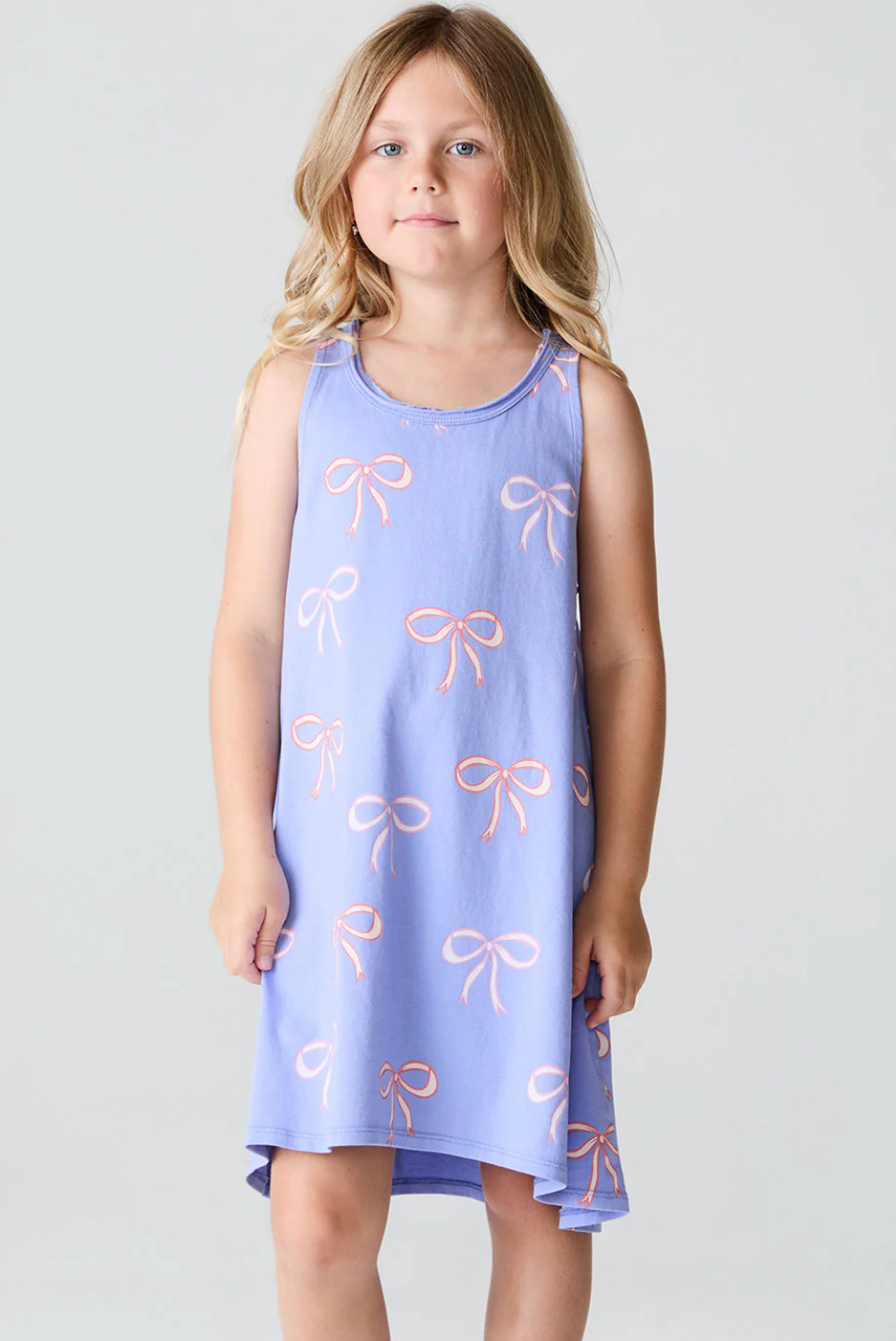 All Over Dainty Bows Tank Dress