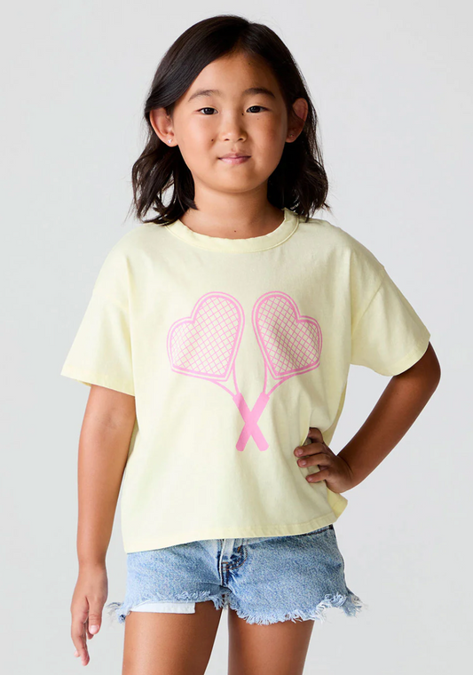 Heart Racket Yellow Top