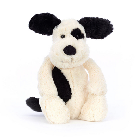 Bashful Black & Cream Puppy Little