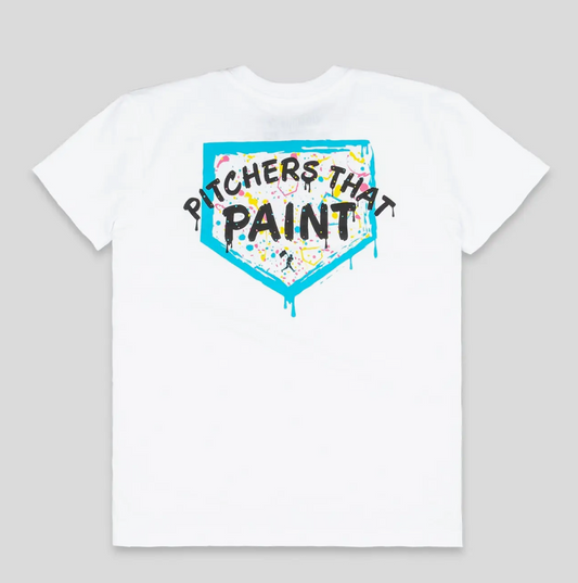 Pitchers That Paint Shirt | White