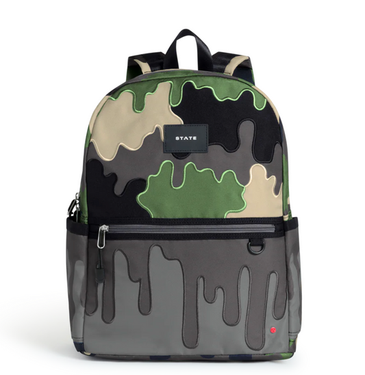 Kane Double Pocket Backpack | Camo Drip