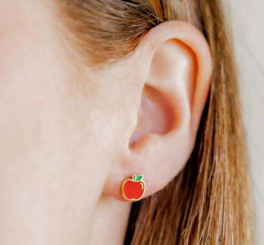 Screwback Stud Earrings | Teacher's Apple