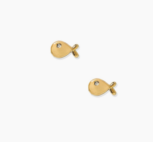 Screwback Stud Earring | Whale