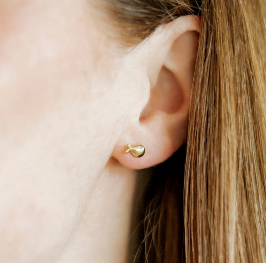 Screwback Stud Earring | Whale
