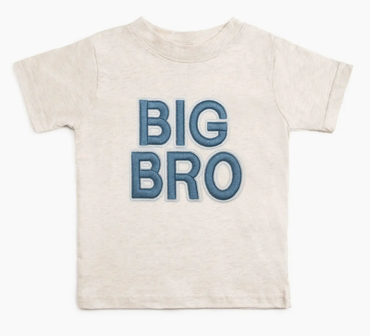 Big Bro Embroidered Patch Shirt | Natural Heather