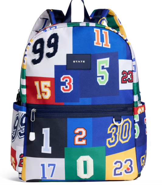Kane Double Pocket Backpack | Varsity Numbers