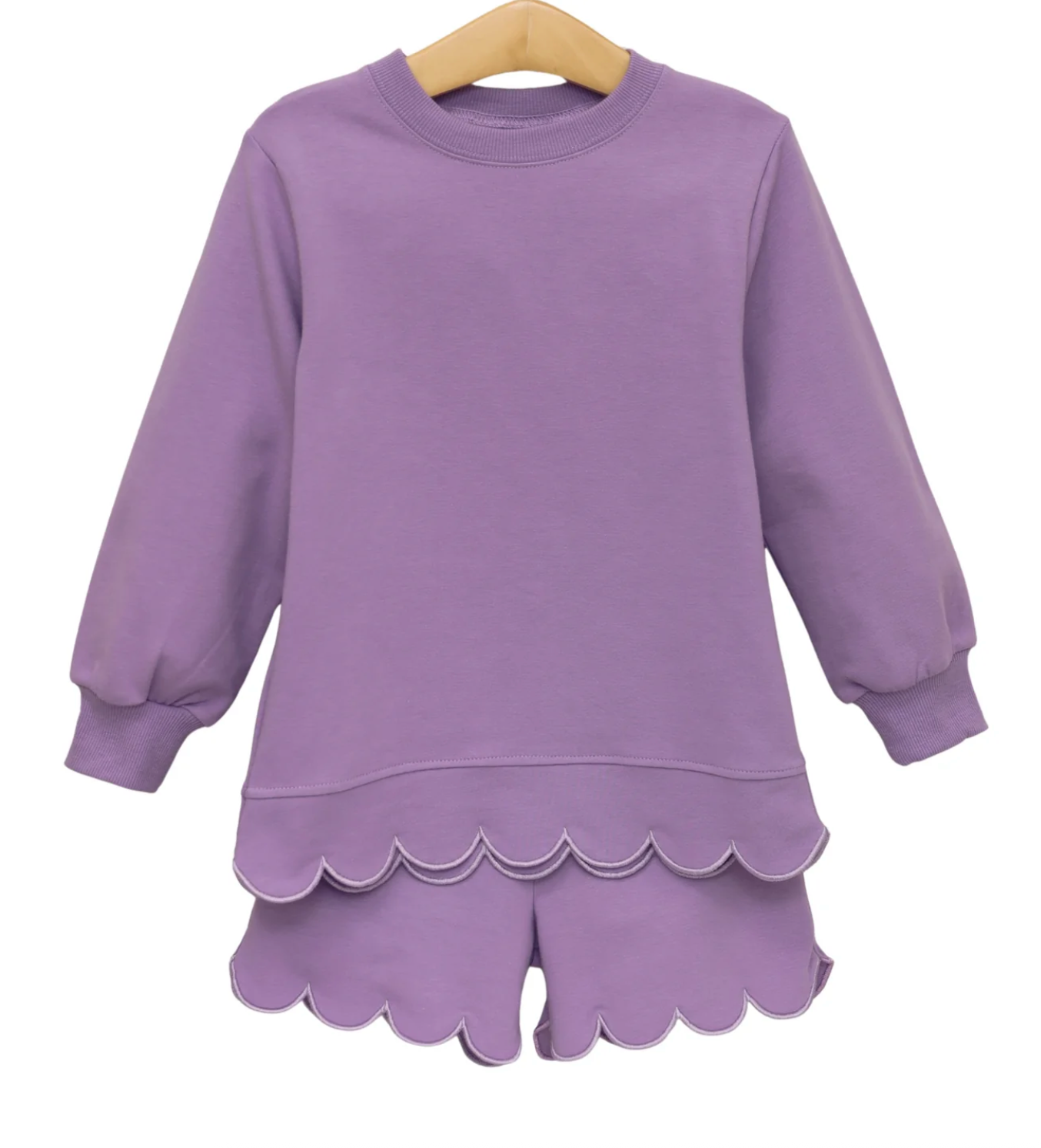 Sophie Scalloped Set | Lavender