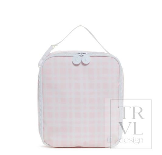 Insulated Lunch Box | Pimlico Plaid Pink