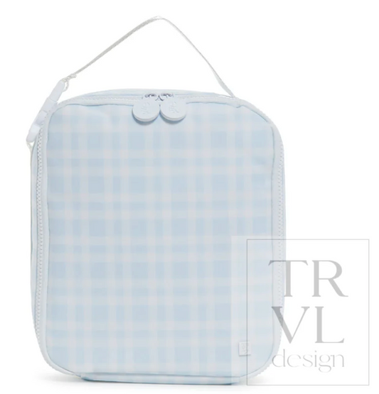 Insulated Lunch Box | Pimlico Plaid Blue