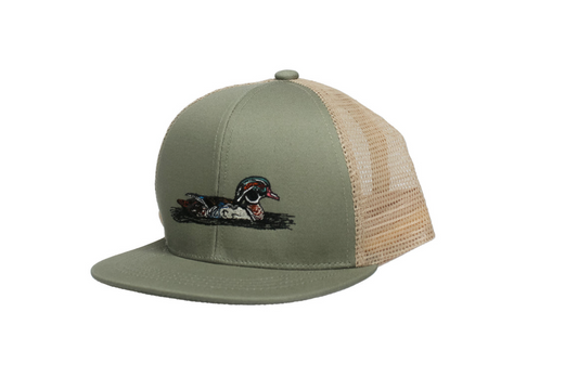 Boys Trucker Hat | Wood Duck