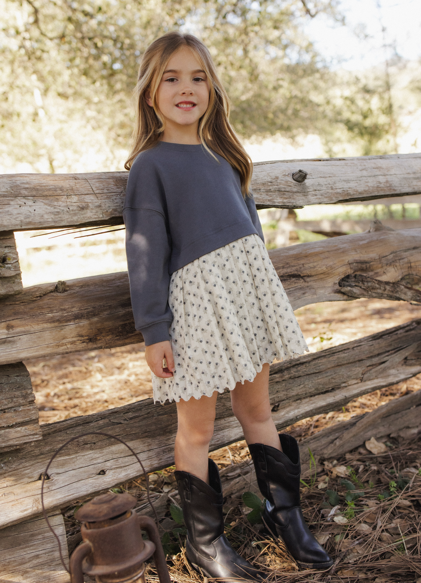 SWEATSHIRT DRESS || VINTAGE FLEUR