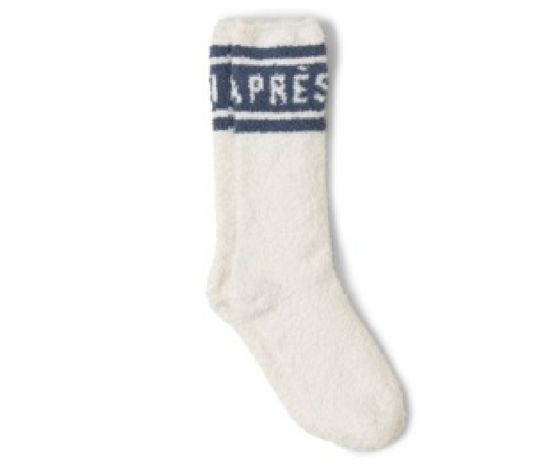 CozyChic Apres Ski Socks | Cream/Lakeside