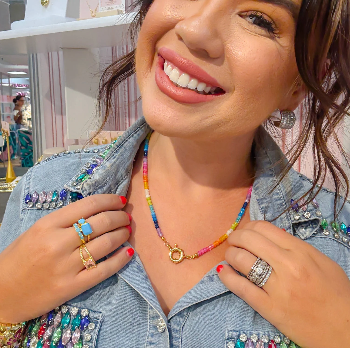 Rainbow Magic Dainty Gemstone