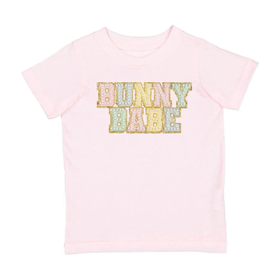 Bunny Babe Patch Easter Short Sleeve