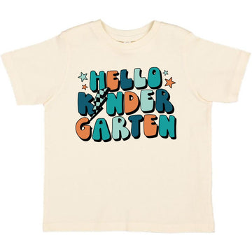 Hello Kindergarten Short Sleeve T-Shirt | Natural