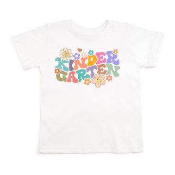 Kindergarten Retro Short Sleeve T-Shirt | White