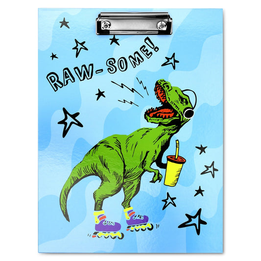 Skating Dinosaurs Clipboard Set