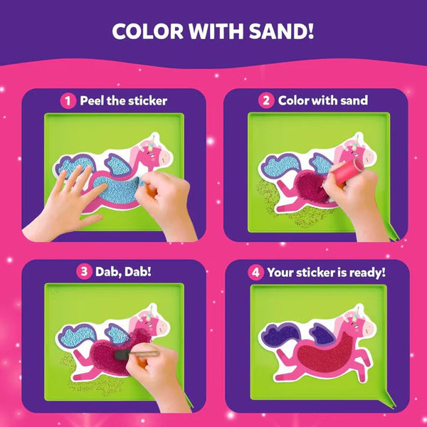 Sand-Tastic Art Unicorns & Princesses Sand Art
