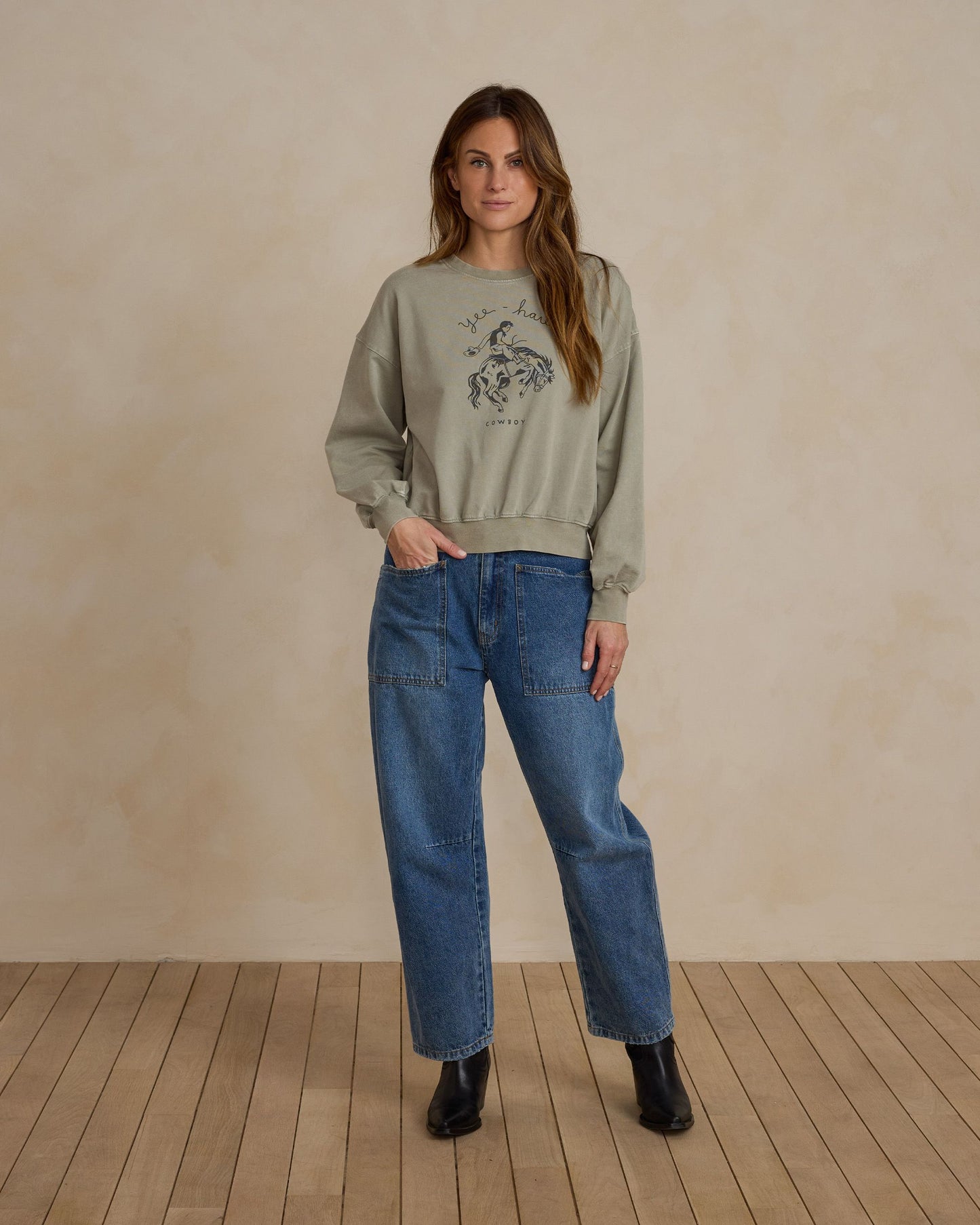 RELAXED SWEATSHIRT | YEE-HAW