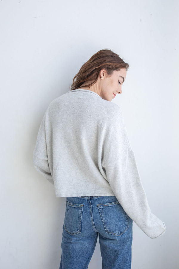 Piper Cardigan | Light Grey