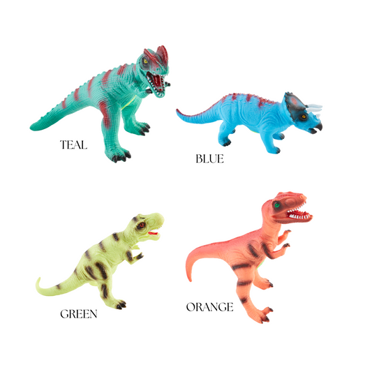 Roaring Dino With Sound | Blue, Green, Orange, Teal