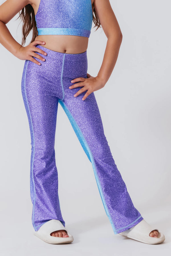 Flare Legging | Unicorn Glitter