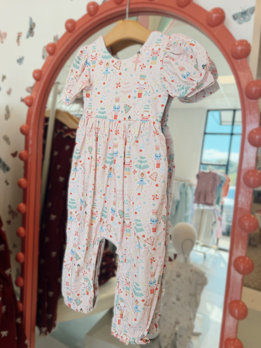 Puffed Rosie Romper | Sugar Plum