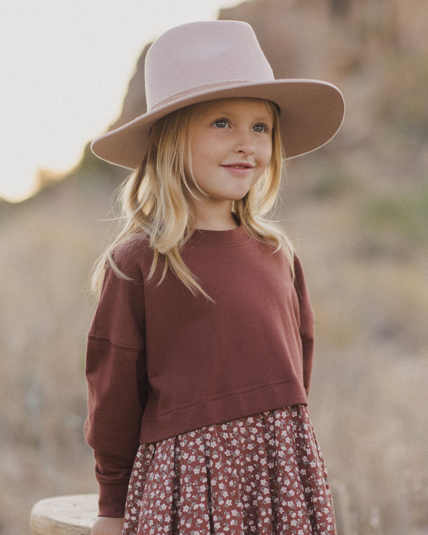 SWEATSHIRT DRESS | ROSETTE