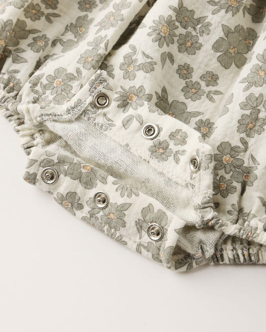 EDEN ROMPER || GREEN FLORAL