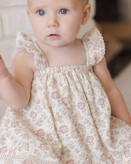 RUFFLED TANK DRESS || BLOOM