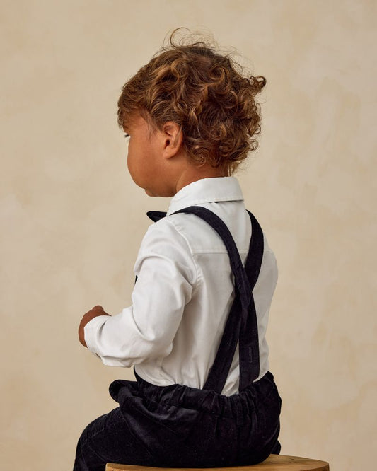 SUSPENDER PANT || BLACK