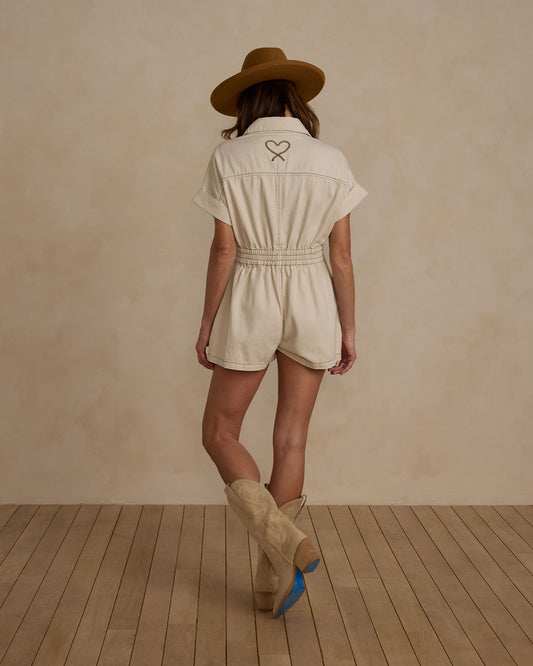 UTILITY ROMPER | NATURAL