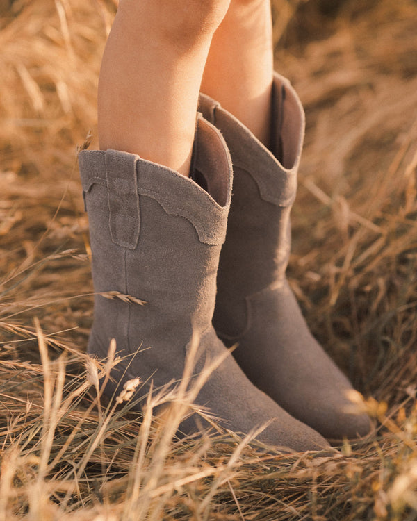 WESTERN BOOT | DUSTY BLUE