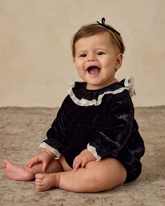 ADELINE ROMPER || BLACK