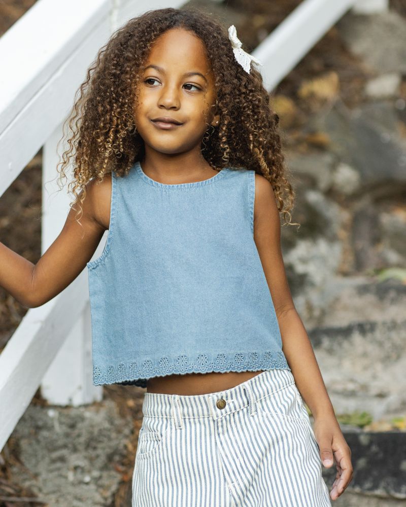 AARON TOP | WASHED BLUE