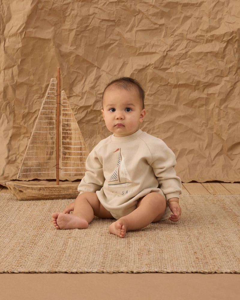 CREWNECK ROMPER | SET SAIL