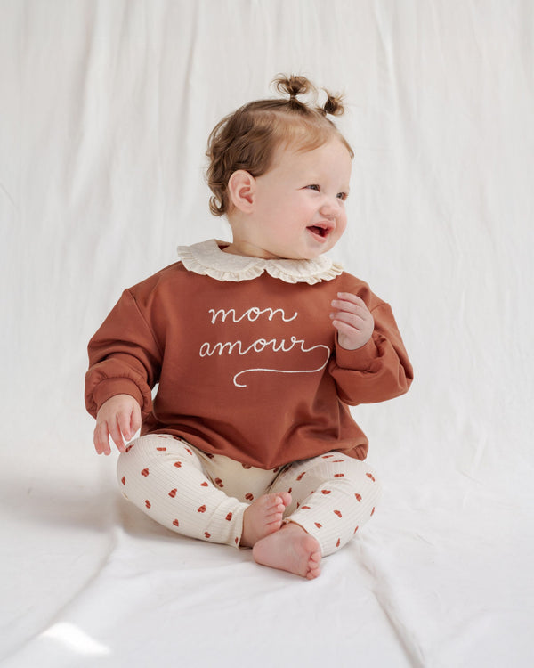 COLLARED SWEATSHIRT || MON AMOUR