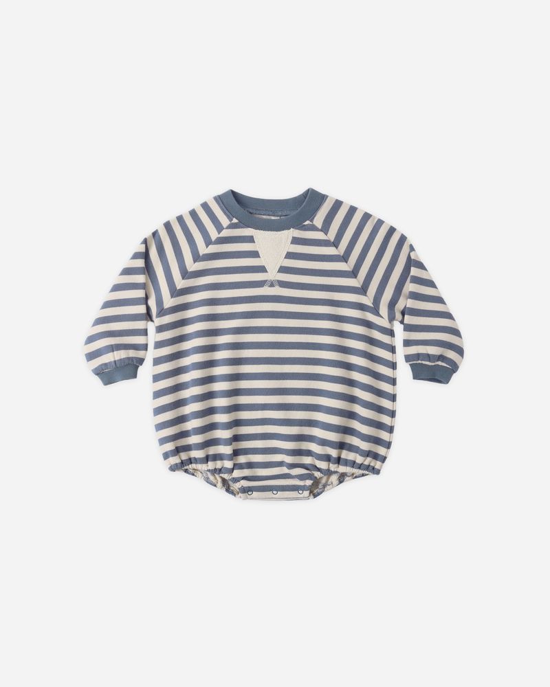 CREWNECK ROMPER | MARINE STRIPE
