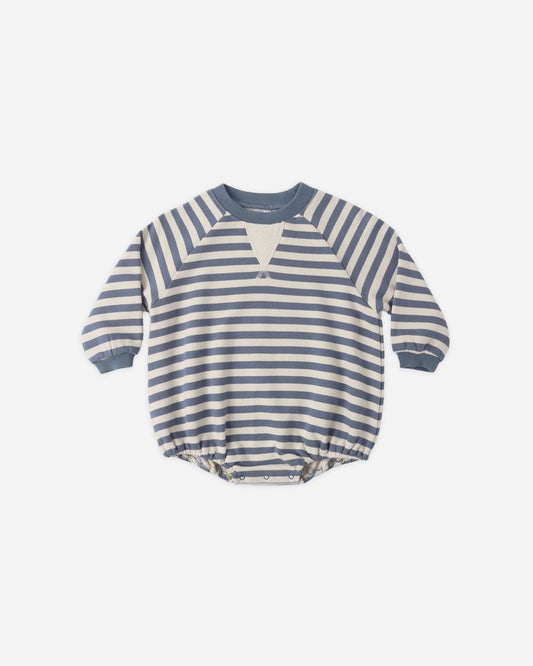 CREWNECK ROMPER | MARINE STRIPE