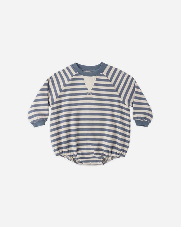 CREWNECK ROMPER | MARINE STRIPE