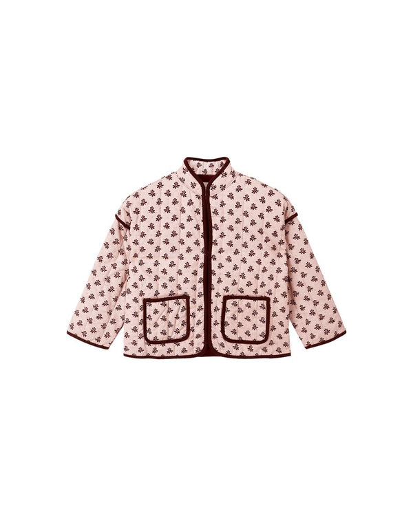 QUILTED JACKET || BLUSH FLEUR