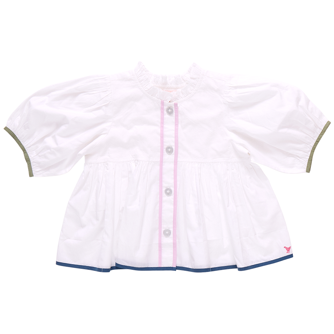 Girls Autumn Top | White