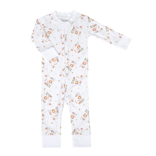 A Child is Born Zip Pajamas