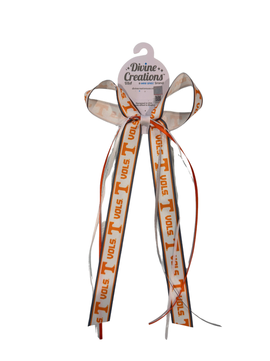 Collegiate Logo Streamer Bow