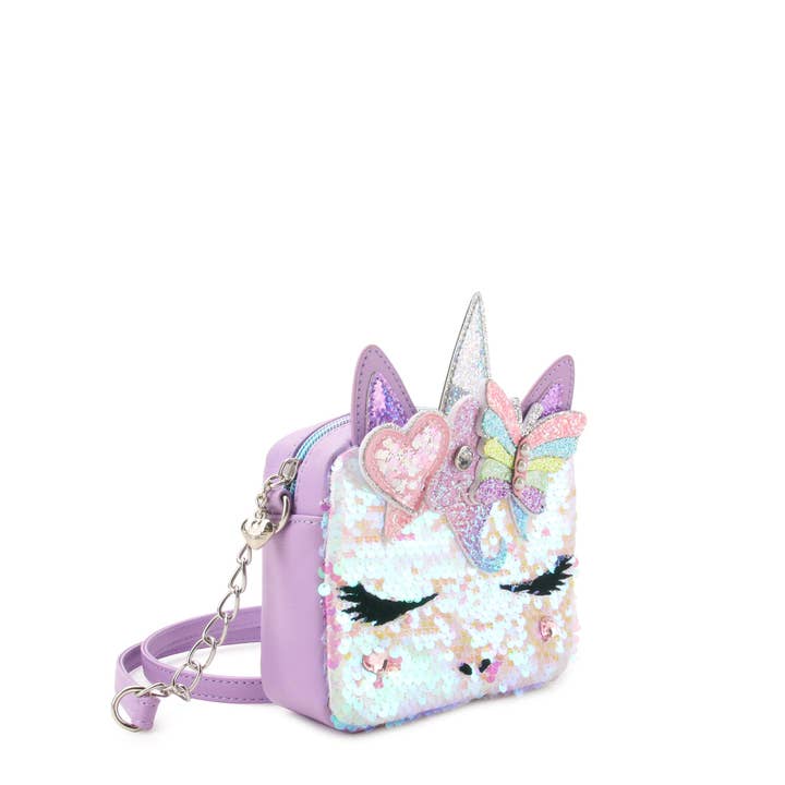 Miss Gwen Unicorn Sequin Crossbody Bag