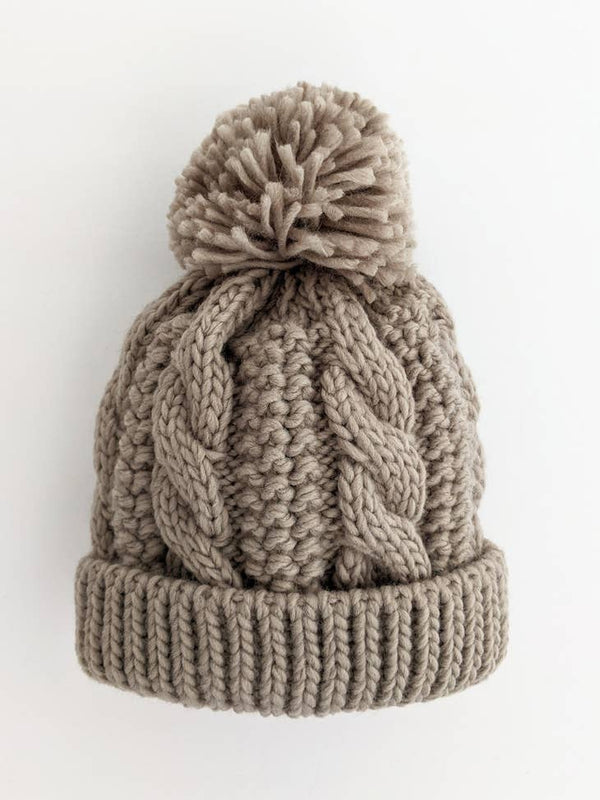 Pebble Cable Beanie Hat
