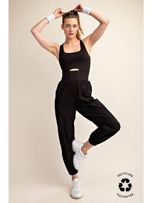 Active Jogger Onesie | Black
